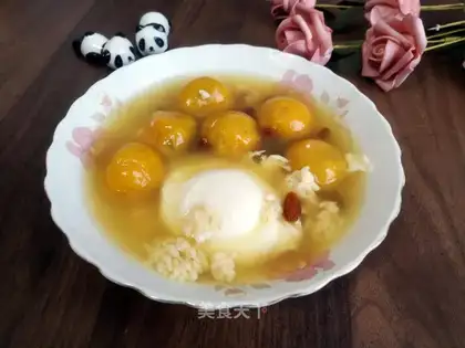 Wine and egg soup