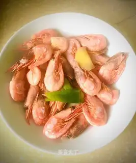 Shrimp in white