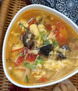 Tomato cucumber soup