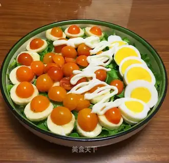 Banana egg salad