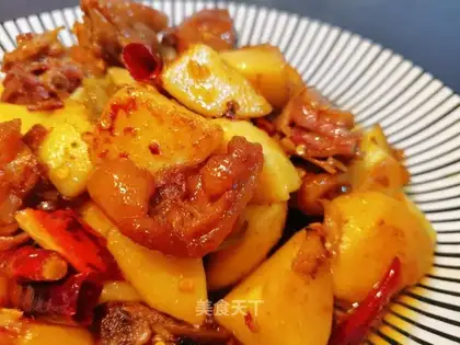 Potatoes for duck