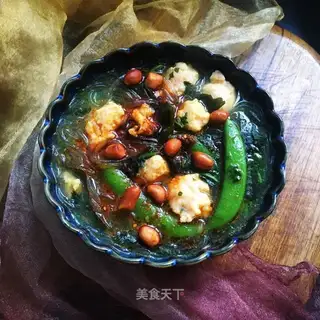 Powdered shrimp balls