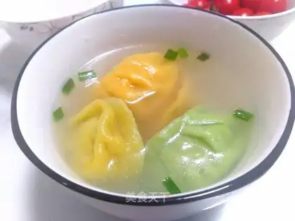Double pork dumplings