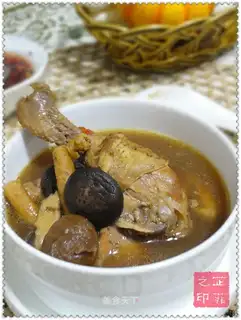 Warm and nourishing chicken soup