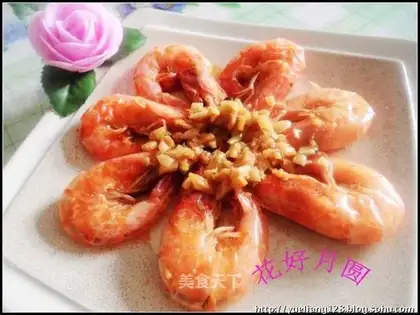 Prawns with garlic