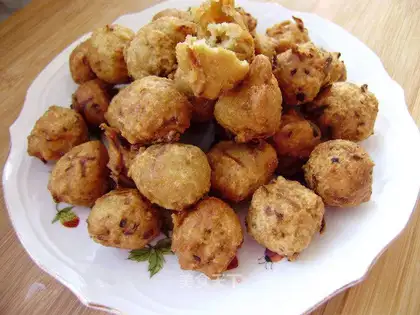 Bean dregs carrot meatballs
