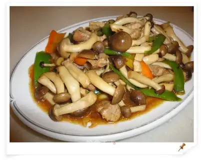 Colorful crab-flavored mushroom