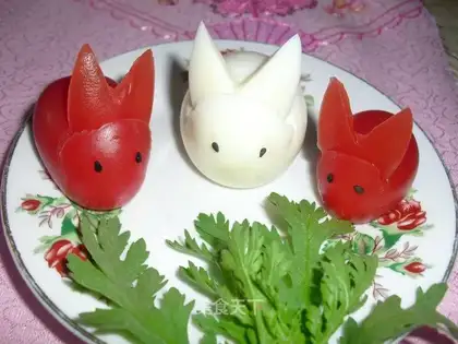 Carving little rabbit