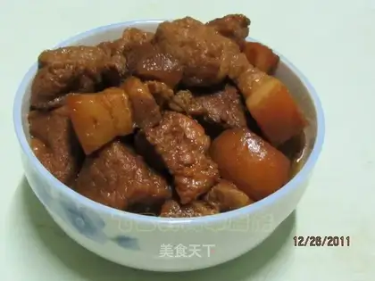 Boiled pork with tofu