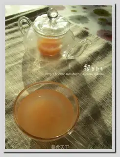 Honey red pomelo tea