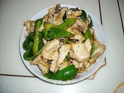 stir-fry crispy pork
