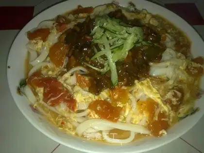noodles with diced
