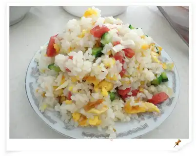 Taiwan Roasted Sausage and Egg Fried Rice