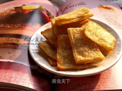 Potato salty and crispy cake