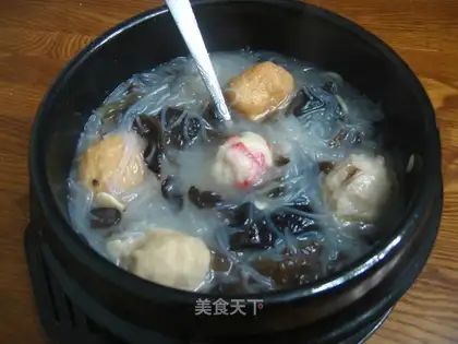 Stone pot soup