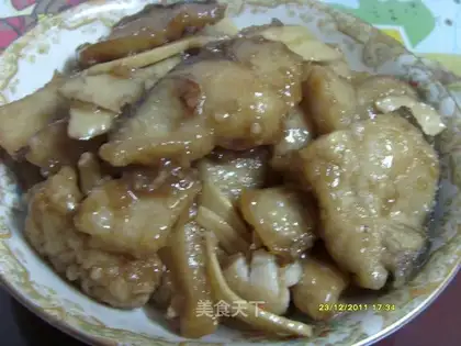 Sweet and sour fish nuggets