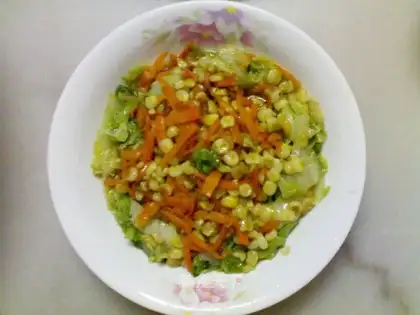Red, yellow, green and white
