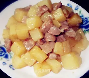 braised pork and potato