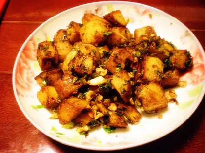 Delicious fried potatoes
