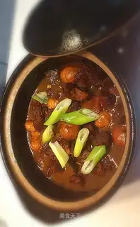 Braised mutton with chestnuts