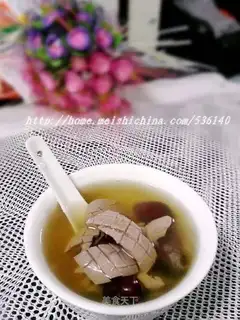 Red dates and pork loin ginseng soup