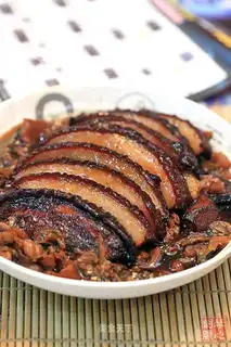 braised pork with plum vegetables