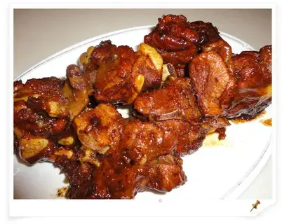 braised pork ribs