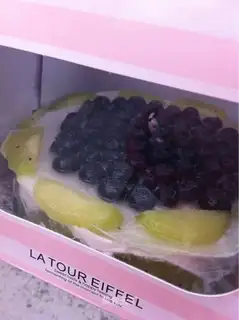 Blueberry yogurt mousse