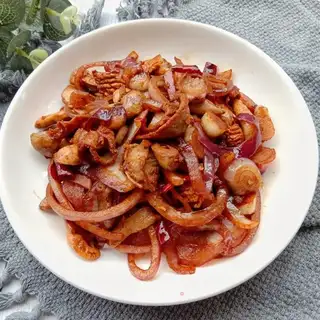 Onion fried chicken