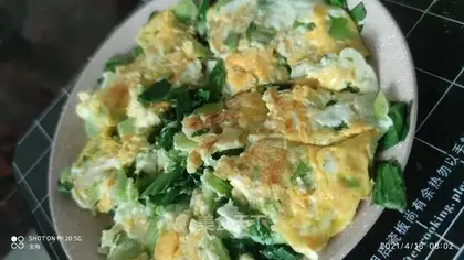 A green omelet