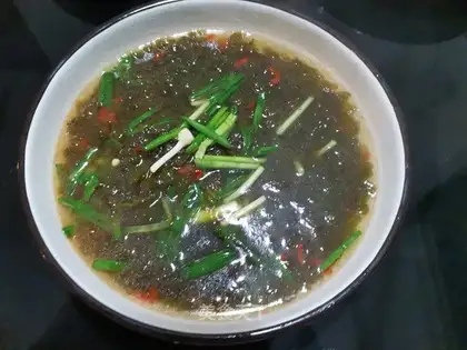 A giraffe soup