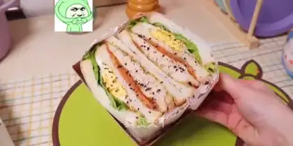 Take the chicken steak sandwich
