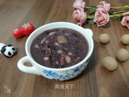 Black rice congee