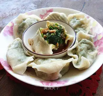 The pickle spinach clams and dumplings