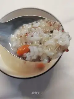 Quail rice congee