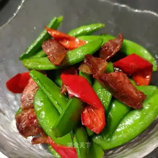 Spicy sausage and sweet beans