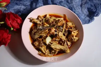 Steamed horny chicken