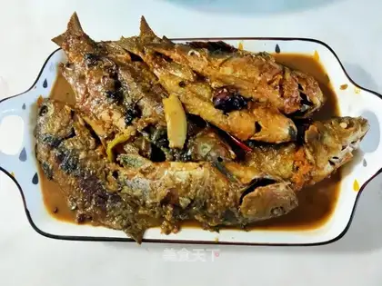 Home-cooked fish