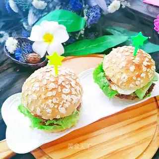 Whole wheat beef burger