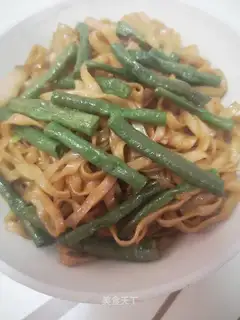 Bean horned noodles