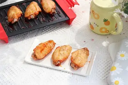 The honey chicken is on the wing