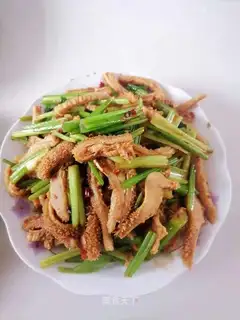 Celery fried oxen