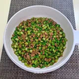 Garlic fried meat