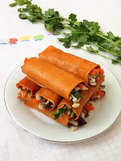 Shrimp bean roll