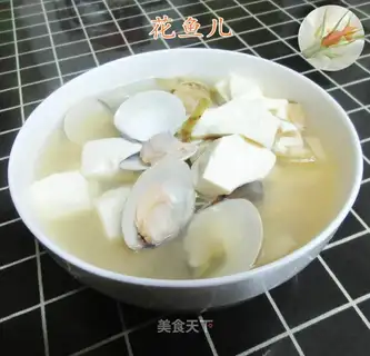 Squeeze the bean-curd soup