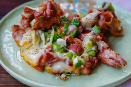 Cheese chicken leg