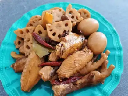 Spicy chicken claw wings