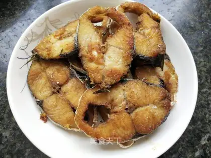 Fried horsefish