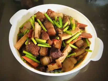 The red meat cuisine