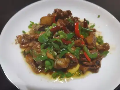 Onion chicken legs